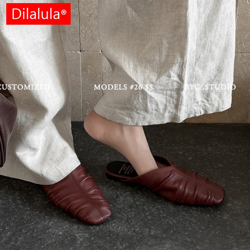 Espadrille Slip On - Dilalula 2026 Neue Damen-Mules aus echtem